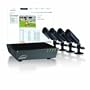 Archerfish Quattro 4-Channel H.264 Intelligent Video Surveillance System with Weatherproof Mini Cameras (Black)