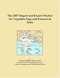 The 2007 Import and Export Market for Vegetable Saps and Extracts in India