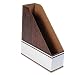 Bankers Box 07224 Open Back Woodgrain Corrugated Magazine File, 12/Carton