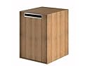 Badmöbel Wandschrank 40x46 Massivholz Bamboo natur