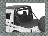 86-95 Suzuki Samurai Bestop Windjammer Back Black Denim