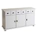 Apothekerkommode COLMAR, Kiefer massiv,wei�