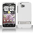 Solid White Protective Hard Rubberized Case Cover Design for Verizon HTC Thunderbolt 4G
