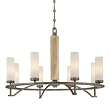 Minka Compositions 8 Lt Chandelier Aged Patina 4468-273