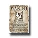 Bull Terrier Wanted Fridge Magnet No 2