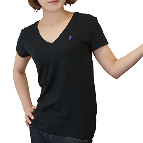 (ポロ ラルフローレン)POLO Ralph Lauren 半袖 Tシャツ ワンポイント レディース Vネック [並行輸入品]
