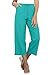 Jessica London Women's Plus Size Linen Blend Capris