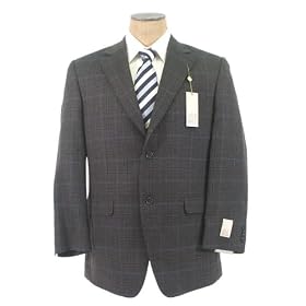 Joe Joseph Abboud Mens 2 Button Navy Blue Wool Sport Coat Blazer Jacket - Size 40L by Joseph Abboud