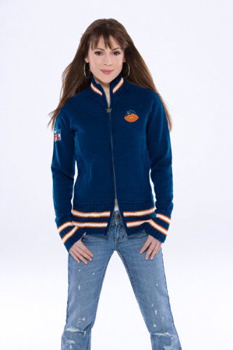 Chicago Bears Legacy Full Zip Draft Day Sweater Jacket - Touch by Alyssa Milano