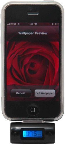 Wireless LCD FM transmitter for ipod nano video 