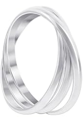 BDRS018 925 Sterling Silver Triple Band Thumb Ring