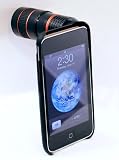 GSI Super Quality Photo Package for the iPhone 3G 3GS Camera – Long Focal 8x Zoom Optical Telephoto Extended 30x70mm Lens + Universal Holder Mount – Turn your iPhone into a High-End Camera!