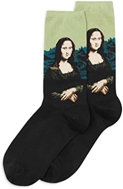Men's Funky Socks Art Painting Van Gogh Mona Lisa Da Vinci Colorful Socks