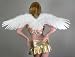 Large White Feather Angel Wings with Free Halo For adults, Men or women