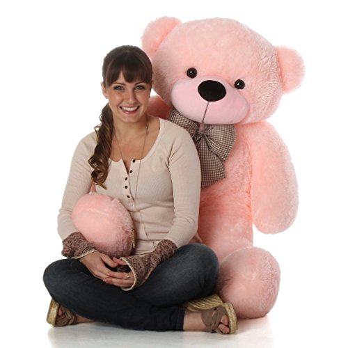 Lady Cuddles - 47" - Super Soft & Huggable, Pink Plush Teddy Bear By Giant Teddy