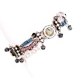 Ayala Bar Bracelet - The Classic Collection - Soft Light Blues, Mint and Silver Tones #4278 AB OB