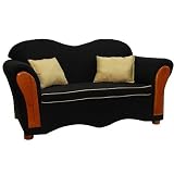 Product details for Homey child-size VIP Sofa - Black, by Fantasy Furniture