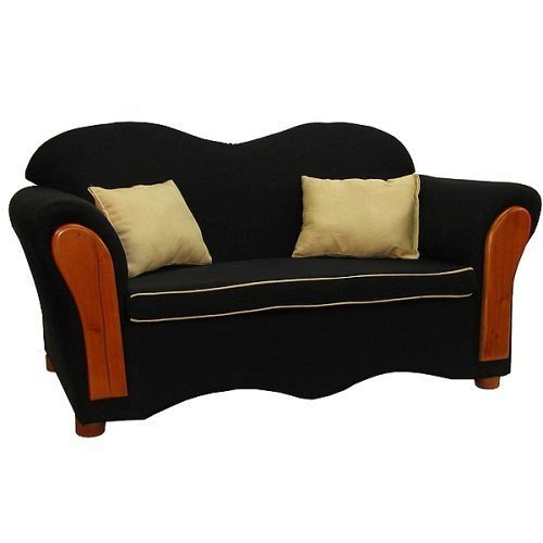 Kitchen: Homey child size VIP Sofa Black, by Fantasy Furniture