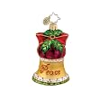 Christopher Radko Glass Blissful Bell Gem Peace Christmas Ornament #1015634