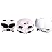 Speakal CIPIG-01-WHT Speakal Cool iPig Motion-Controlled Battery-Operated 2.1 Stereo Docking Station and Speaker System for iPod and iPhone (White)