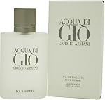 Acqua Di Gio By Giorgio Armani For Men. Eau De Toilette Spray 3.4 Ounces 