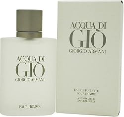 Acqua Di Gio By Giorgio Armani For Men. Eau De Toilette Spray 3.4 Ounces