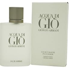 Acqua Di Gio By Giorgio Armani For Men. Eau De Toilette Spray 3.4 Ounces