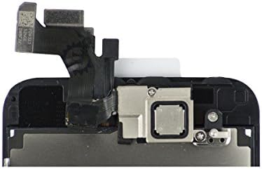 iPhone 5 Screen Replacement LCD Digitizer Kit with Spare Parts (Home Button, Camera, Earpiece Speaker, Flex Cable) Pre-Assembled, (Black) Madsen Outlet™