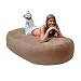 6ft Sofa FUDGE Faux Suede Image