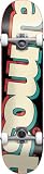 Almost Tilt Logo TT Full Complete Skateboard (Black/Tan, 7.5-Inch)