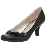 Steve Madden Womens Vyktory Pump,Black Leather,7.5 M