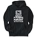 Hoodie Mens Black " Great Pyrenees parent with attitude " Dogs Large