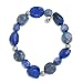 Stretch Bracelet of Lapis Gemstones