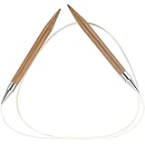 ChiaoGoo Circular 40-inch (102cm) Wooden Knitting Needle; Size US 35 (19mm) 2040-35