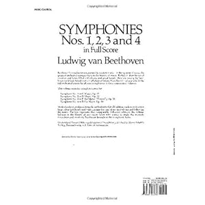 Symphonies Nos. 1, 2, 3 and 4 in Full Score (Dover Music Scores)