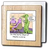 Review 3dRose LLC  / Early Days Of Dining Out - 6 Inch Tile Napkin Holder