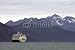 Wallmonkeys Peel and Stick Wall Decals - Cruise Ship in Alaskan Fjords, Usa - Removable Graphic