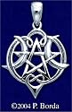 Small Heart Pentacle Pendant