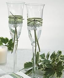 Celtic Charm Toasting Flutes