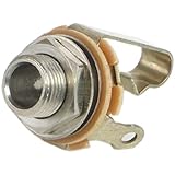Switchcraft 11 Mono Female 1/4-Inch Jack with Nut and Washer, Nickel Finish