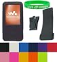 Premium Silicone Skin Case Cover with Belt Clip - Sports Armband - Sceen Protector - for Sony Walkman E Series NWZ-E430 NWZ-W436 NWZ-E438 NWZ-E439