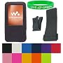 Premium Silicone Skin Case Cover with Belt Clip - Sports Armband - Sceen Protector - for Sony Walkman E Series NWZ-E430 NWZ-W436 NWZ-E438 NWZ-E439