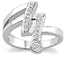 18k White Gold or Yellow Gold Diamond Ring (H/SI2, 1/5 ct. tw.)