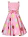 Rare Editions Girl 7-16 PINK BLUE GREEN BROWN MULTI-DOT RIBBON Special Occasion Wedding Flower Girl Party Dress