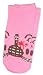 Gloomy Bear Bloody Muzzle Pink Ankle Socks_s-1