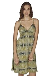 Above the Knee Spaghetti Strap Tie Dye Print Jersey/Rayon Shirred Evening Dress 