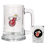 Miami Heat Beer Mug & Shot Glass Set