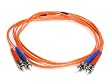 Fiber Optic Cable, ST/ST, Multi Mode, Duplex - 2 meter (62.5/125 Type)