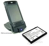 USB Sync and Charge Desktop Cradle + 1800 mAh Battery for HP iPAQ HX4700, HX4705, HX4715 Series PDA