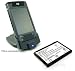 USB Sync and Charge Desktop Cradle + 1800 mAh Battery for HP iPAQ HX4700, HX4705, HX4715 Series PDA